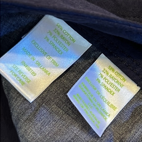 🌸 Lilly Pulitzer Worth Skinny Jean Silk Sateen Pant Midnight Navy Blue 2 - Picture 6 of 10